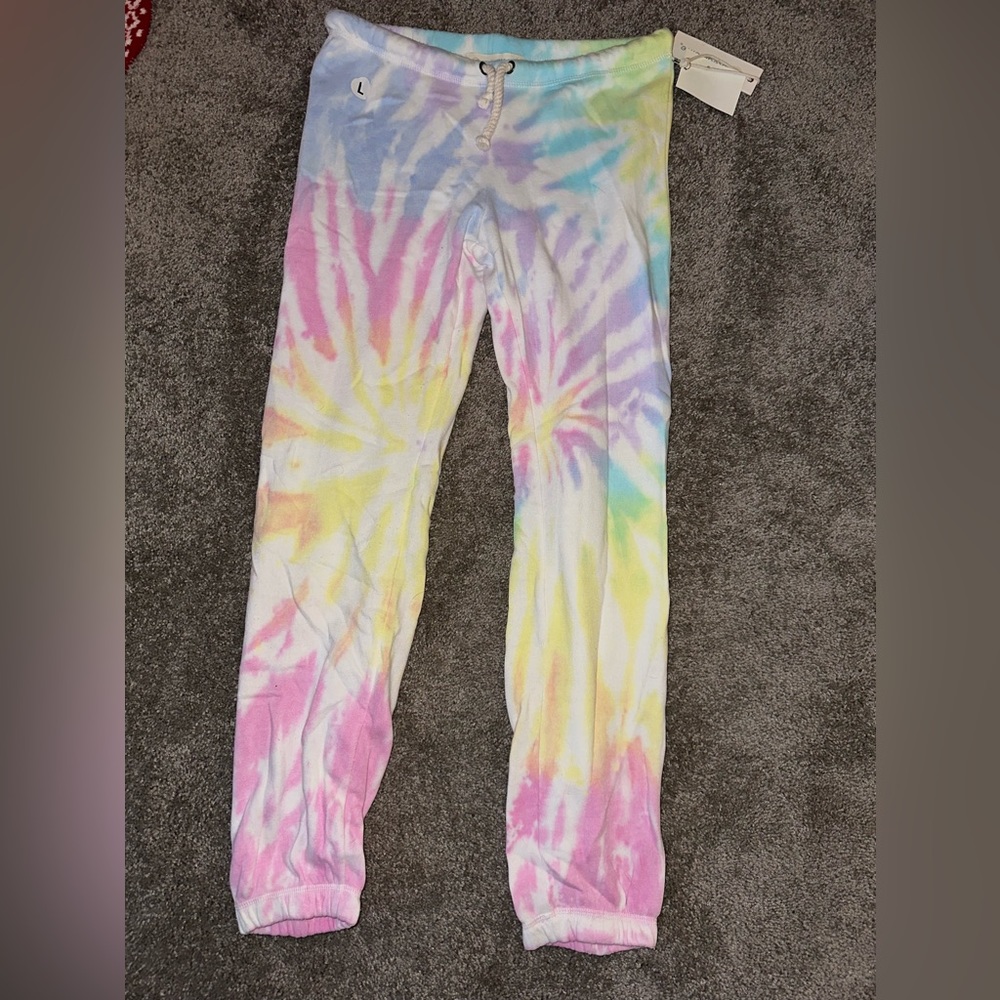 Tie dye sweatpants, size large
